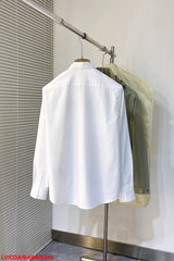 LV SHIRT WHITE COTTON 239608