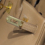 25S HERMES BIRKIN 25 IN DARK BROWN CALFSKIN GOLD HARDWARE