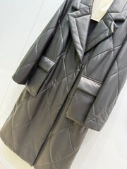 MAX MARA 25S QUILTED LONG COAT 030
