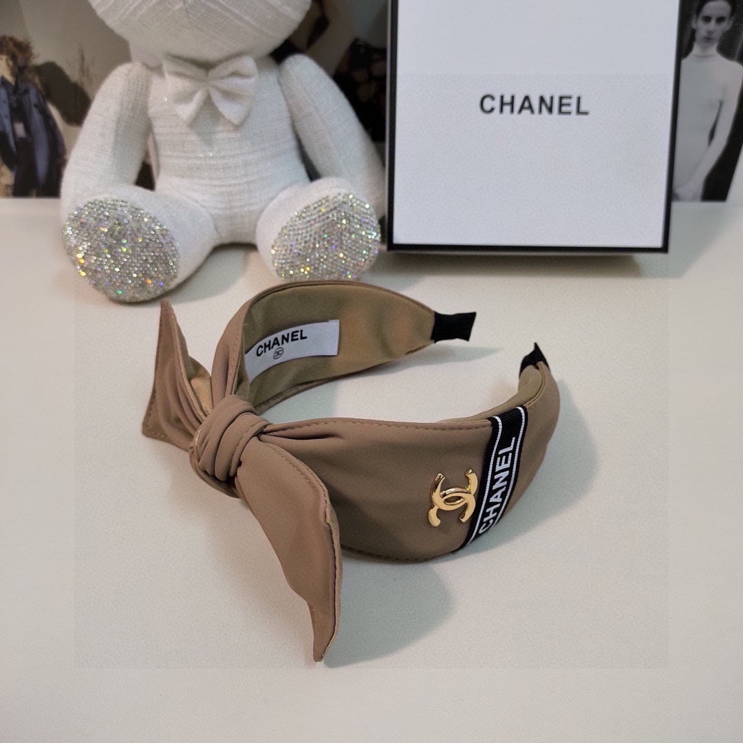 CAMEL BROWN FABRIC HAIRBAND 124635