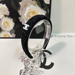 BLACK TWEED HAIRBAND 124639