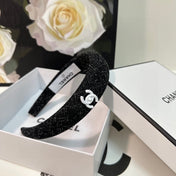BLACK TWEED HAIRBAND 124639