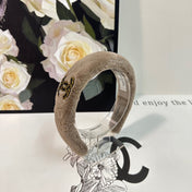 MEDIUM BROWN SHEARLING HEADBAND 151381