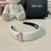 WHITE CALFSKIN HAIRBAND 154898