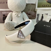 WHITE CALFSKIN HAIRBAND 154898