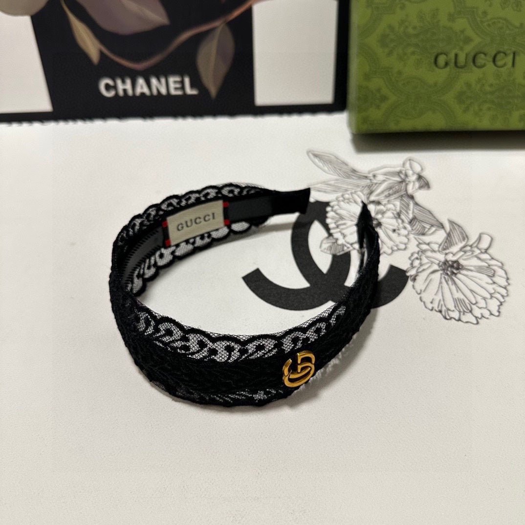 HAIRBAND IN BLACK LACE 295830