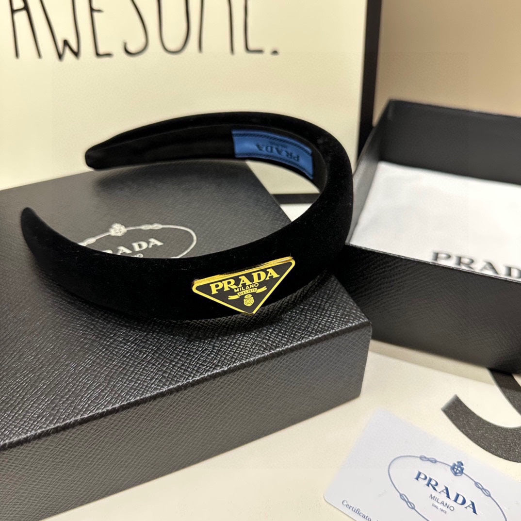 THICK HEADBAND IN BLACK VELVET 299364