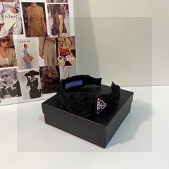 BLACK FABRIC BRAIDED HAIRBAND 344762