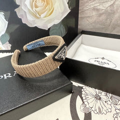 HAIRBAND IN DESERT BROWN KNITTED WOOL 381466