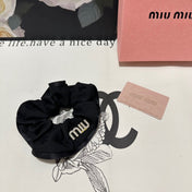 HAIR TIE IN BLACK SPANDEX FABRIC 432827