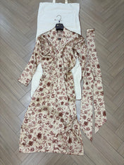 LORO PIANA 26S LONG SILK DRESS 712