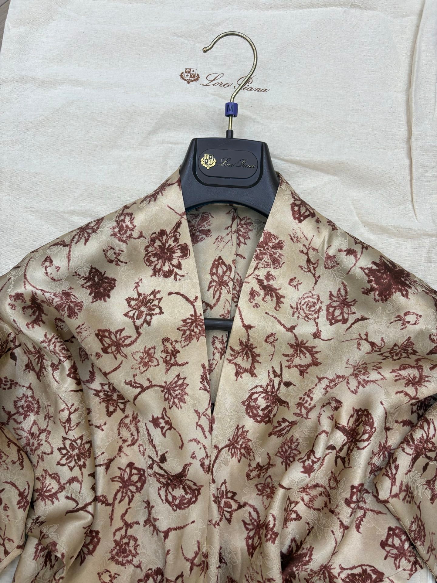 LORO PIANA 26S LONG SILK DRESS 712