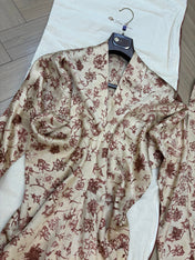 LORO PIANA 26S LONG SILK DRESS 712