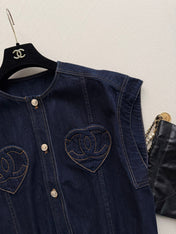 CHANEL 26S DENIM VEST STYLE 1041