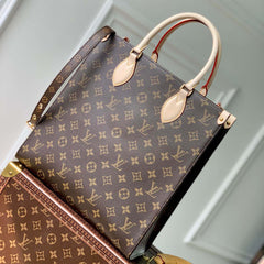 SAC PLAT 30CM MONOGRAM CANVAS