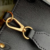 LOCK & GO BAG 24 IN BLACK GRAIN CALFSKIN