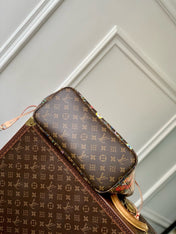 NEVERFULL TOTE BAG 31 IN MULTICOLOR FLORAL CANVAS