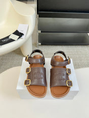 MINO SANDAL IN CHOCOLATE BROWN CALFSKIN