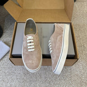 LP 26S LACE-UP SNEAKERS IN LIGHT BROWN SUEDE