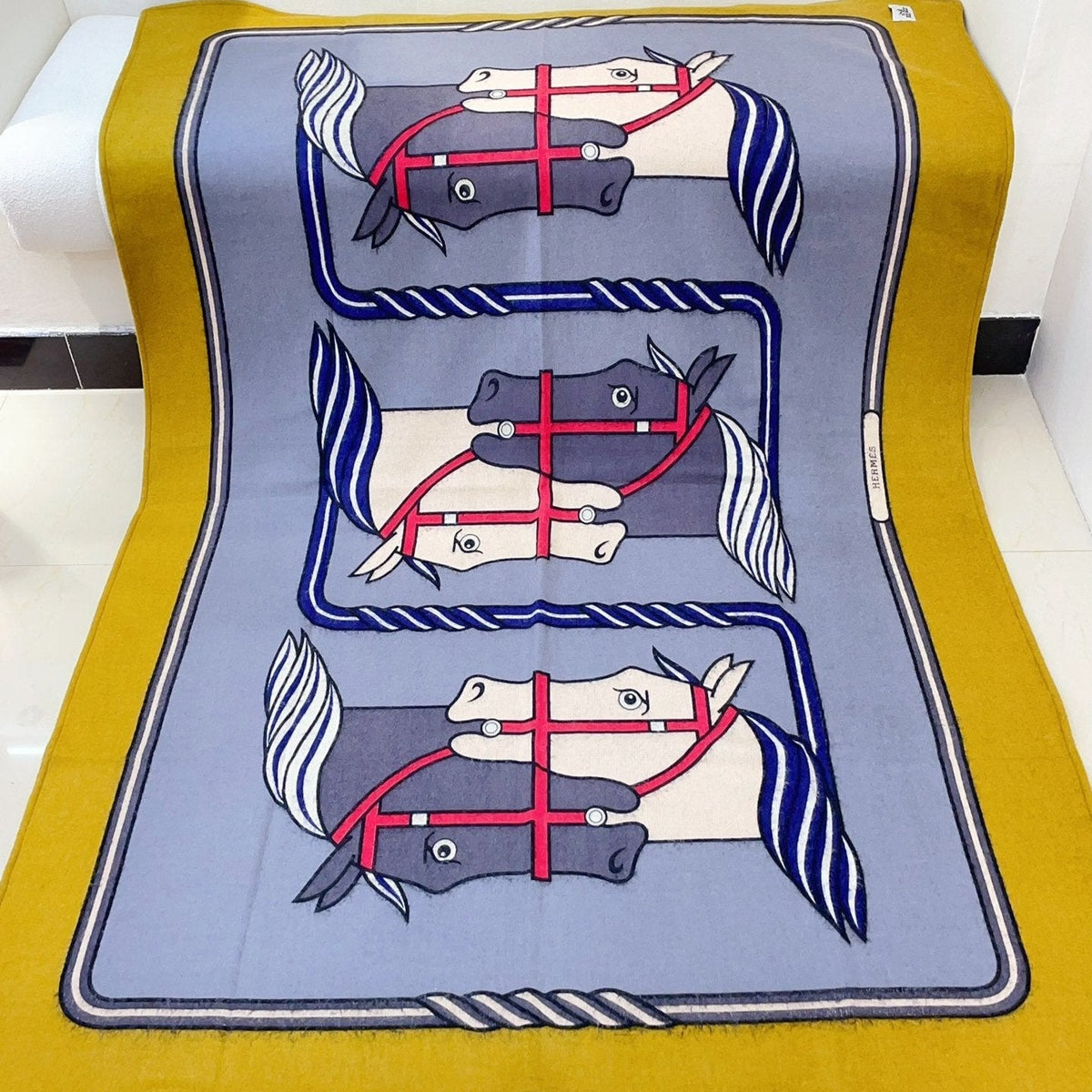 BLANKET 180 CM IN COLORFUL LAMBSWOOL AND CASHMERE 256061