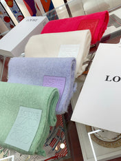 SCARF 200 CM IN CHERRY RED MOHAIR 379800