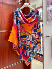 SCARF 140 CM COLORFUL 388171