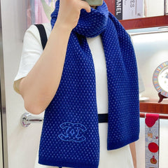 SCARF 180 CM IN AZURE BLUE CASHMERE  394593