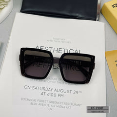 OVERSIZED FF DIAMONDS SQUARE FRAME SUNGLASSES 23001 IN ACETATE