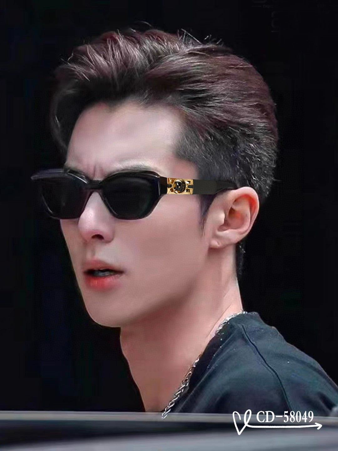 CAT EYE SUNGLASS 58049 IN ACETATE