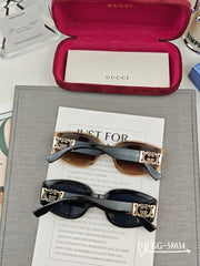 GEOMETRIC FRAME SUNGLASSES 58034 IN ACETATE