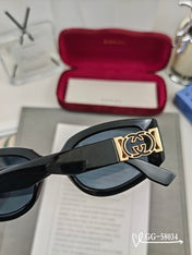 GEOMETRIC FRAME SUNGLASSES 58034 IN ACETATE