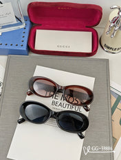 OVAL FRAME SUNGLASSES 59886 IN ACETATE