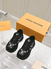 RUN AWAY SNEAKER IN BLACK MIX WHITE CALFSKIN