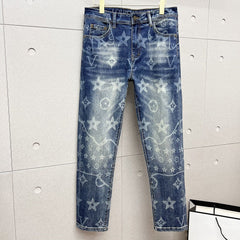 LV BLUE MONOGRAM DENIM JEAN 239499