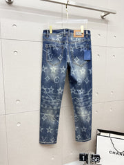 LV BLUE MONOGRAM DENIM JEAN 239499