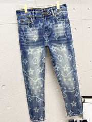 LV BLUE MONOGRAM DENIM JEAN 239499