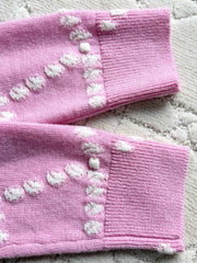 Chanel 25P Cardigan Pink Mix White Cashmere 237302
