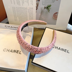 ROUGE PINK FABRIC WITH SEQUINS HAIRBAND 412429