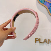 ROUGE PINK FABRIC WITH SEQUINS HAIRBAND 412429