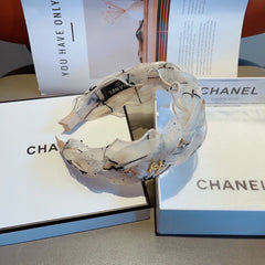 WHITE VOILE FABRIC HAIRBAND 417293