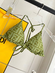FENDI BIKINI 25S TWO PIECE IN GREEN 742660