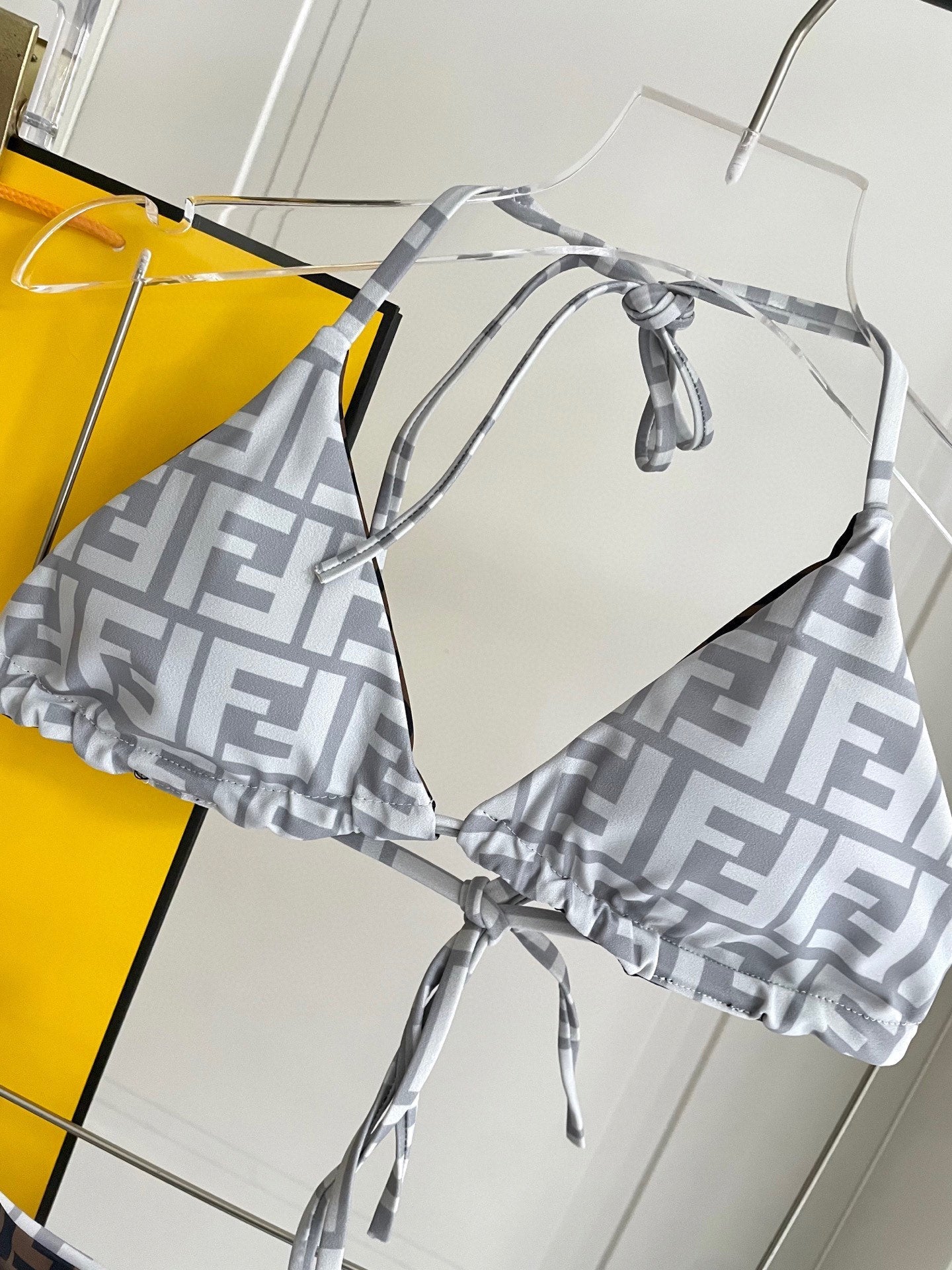 FENDI BIKINI 25S TWO PIECE IN GRAY 742663