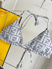FENDI BIKINI 25S TWO PIECE IN GRAY 742663