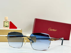 SANTOS SQUARE FRAME SUNGLASSES 530303 IN METAL