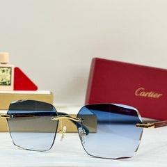 PREMIÈRE GEOMETRIC FRAME SUNGLASSES 530303 IN METAL AND WOODEN