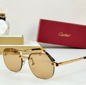 SANTOS ROUND FRAME SUNGLASSES CT00676 IN METAL