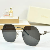 PANTHÈRE ROUND FRAME SUNGLASSES CT0267 IN METAL