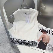 TANK TOP 612060 IN WHITE COTTON RIBBED