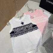 TANK TOP 612065 IN WHITE COTTON RIBBED EMBOSSED LOGO