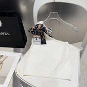 ONE SHOULDER TOP 612064 IN WHITE COTTON RIBBED